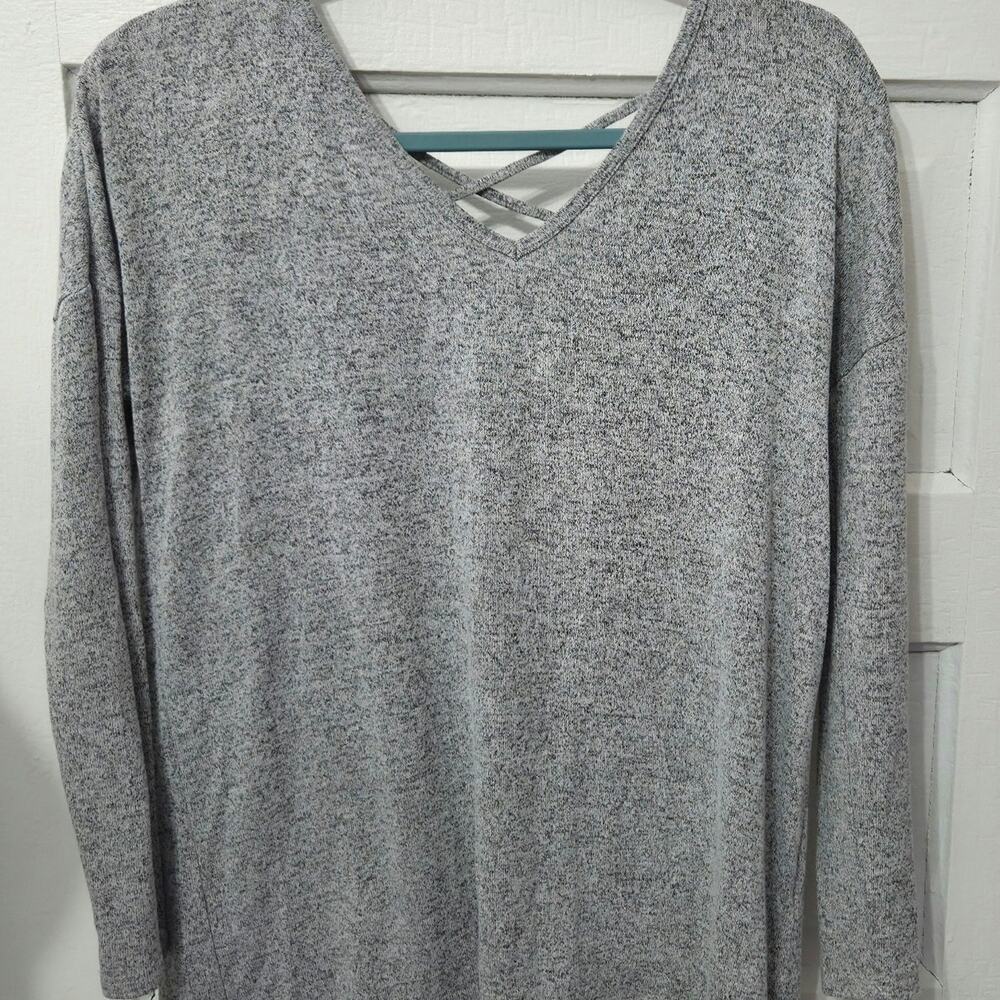 Garage long sleeve grey shirt woman's size XS
